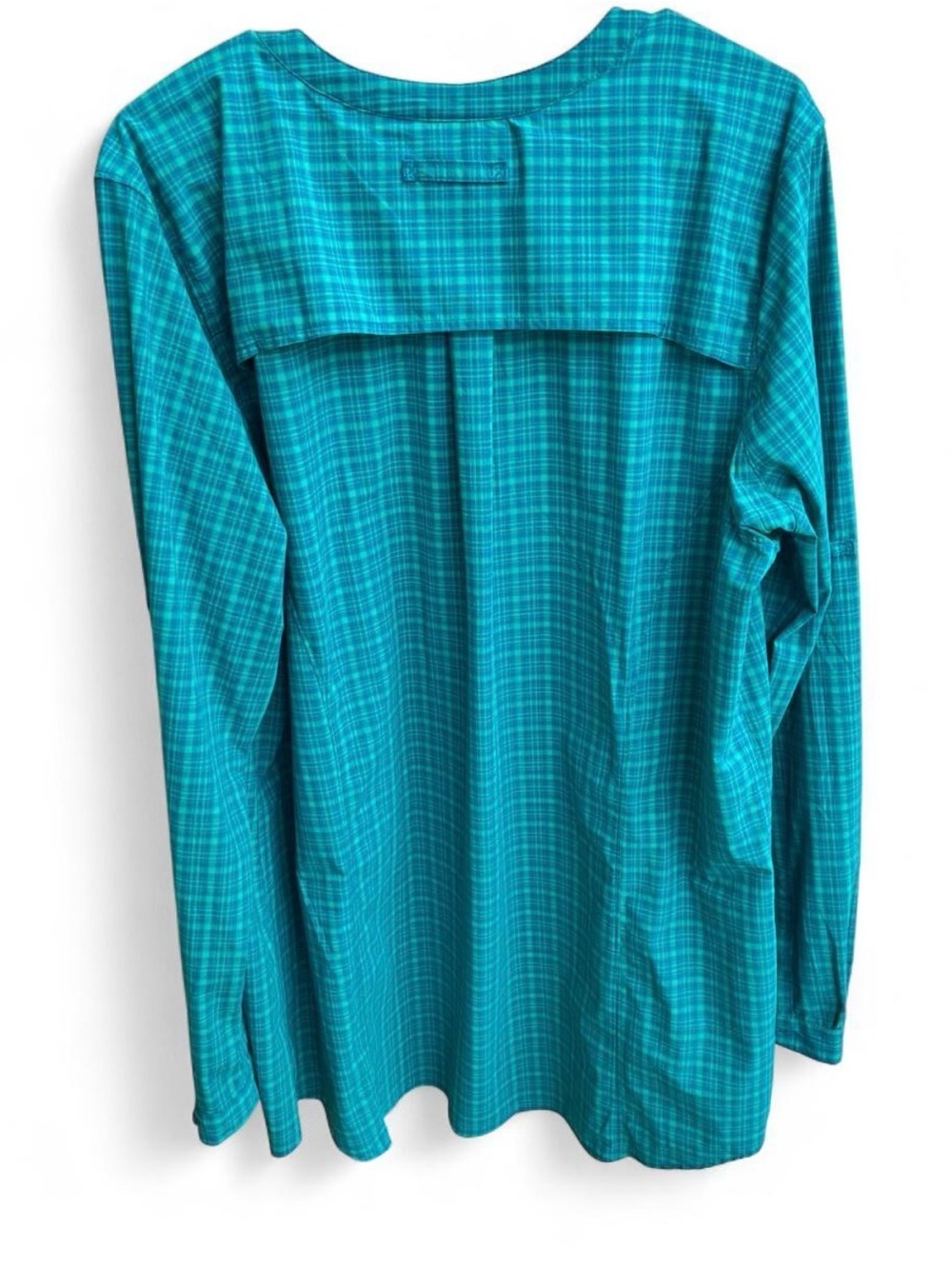 Duluth AKHG Womens Teal Plaid Vented Nylon Hiking Jacket Mesh Lined Sz XL - Picture 6 of 6
